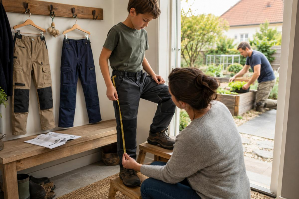Prise de mesure pour la taille du pantalon