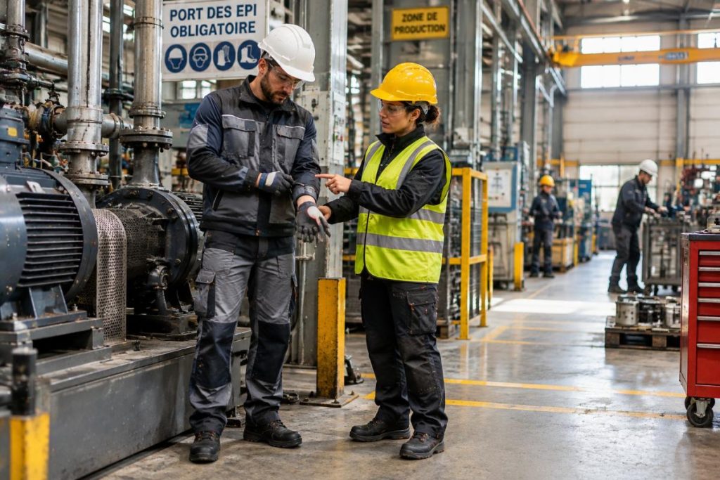 Contrôle des EPI en atelier industriel